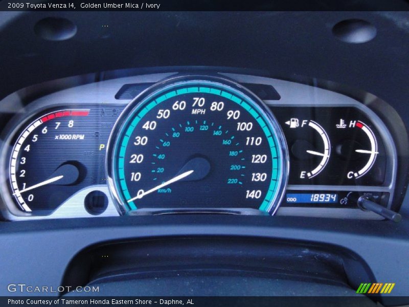Golden Umber Mica / Ivory 2009 Toyota Venza I4