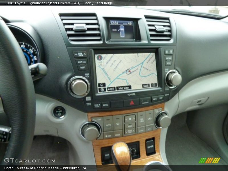 Black / Sand Beige 2008 Toyota Highlander Hybrid Limited 4WD