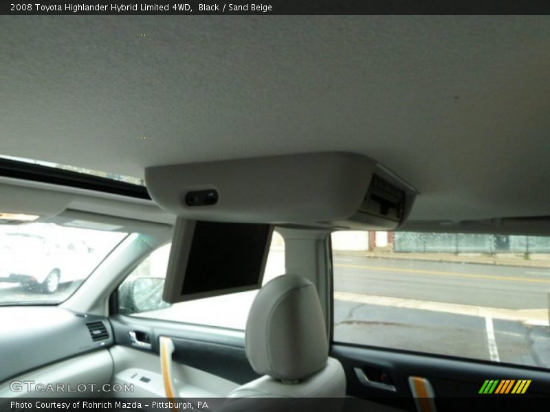 Black / Sand Beige 2008 Toyota Highlander Hybrid Limited 4WD