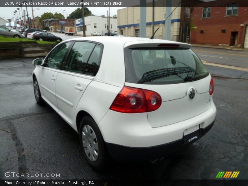 Candy White / Anthracite Black 2008 Volkswagen Rabbit 4 Door