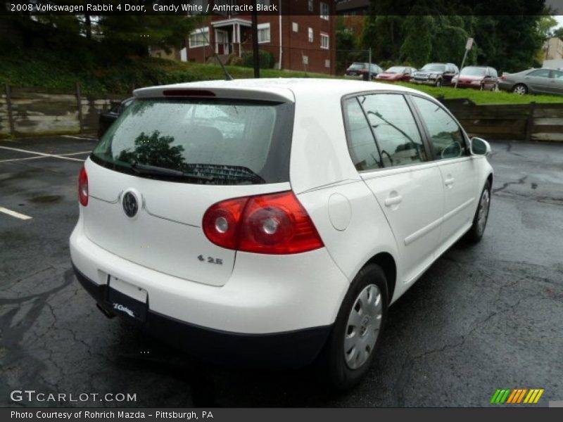 Candy White / Anthracite Black 2008 Volkswagen Rabbit 4 Door