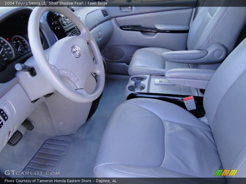 Silver Shadow Pearl / Fawn Beige 2004 Toyota Sienna LE