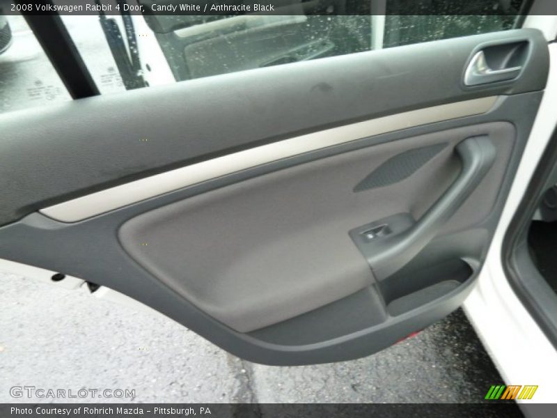 Candy White / Anthracite Black 2008 Volkswagen Rabbit 4 Door