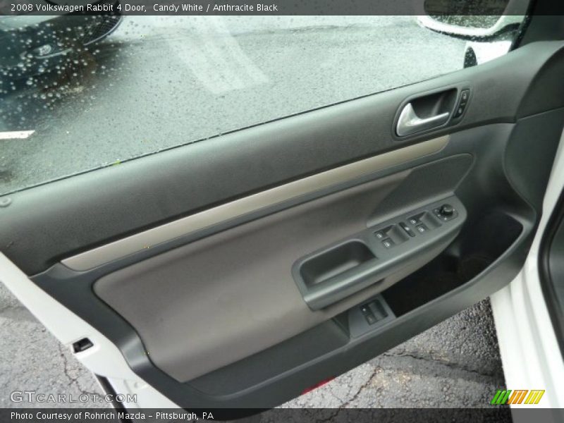 Candy White / Anthracite Black 2008 Volkswagen Rabbit 4 Door