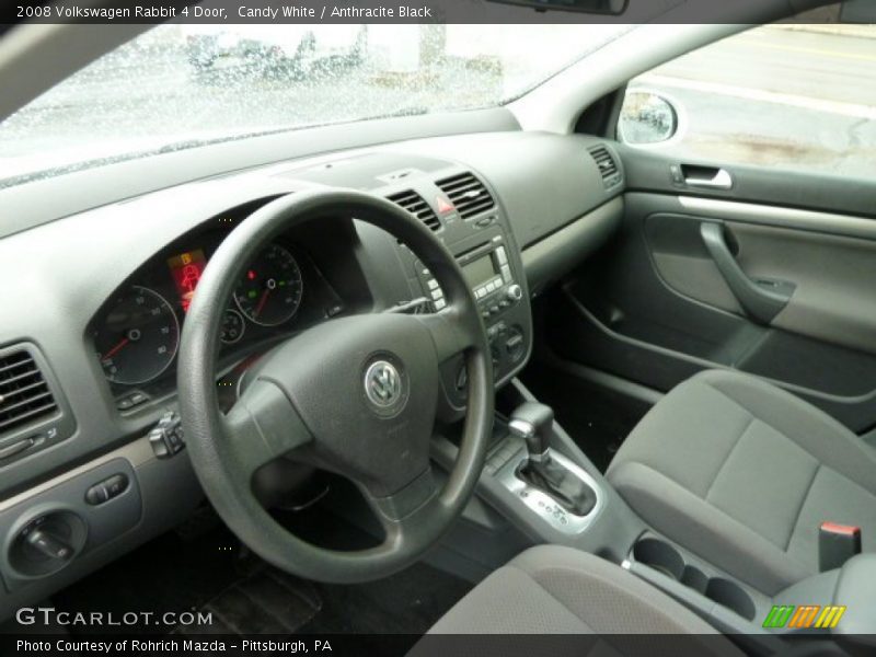 Candy White / Anthracite Black 2008 Volkswagen Rabbit 4 Door