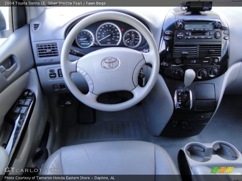 Silver Shadow Pearl / Fawn Beige 2004 Toyota Sienna LE