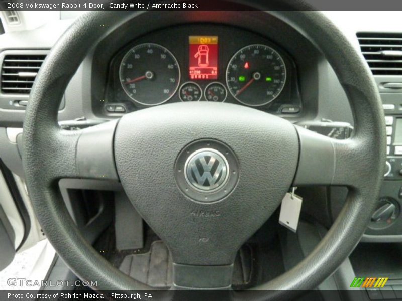 Candy White / Anthracite Black 2008 Volkswagen Rabbit 4 Door