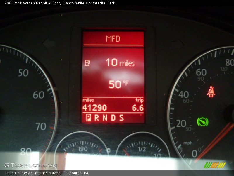 Candy White / Anthracite Black 2008 Volkswagen Rabbit 4 Door