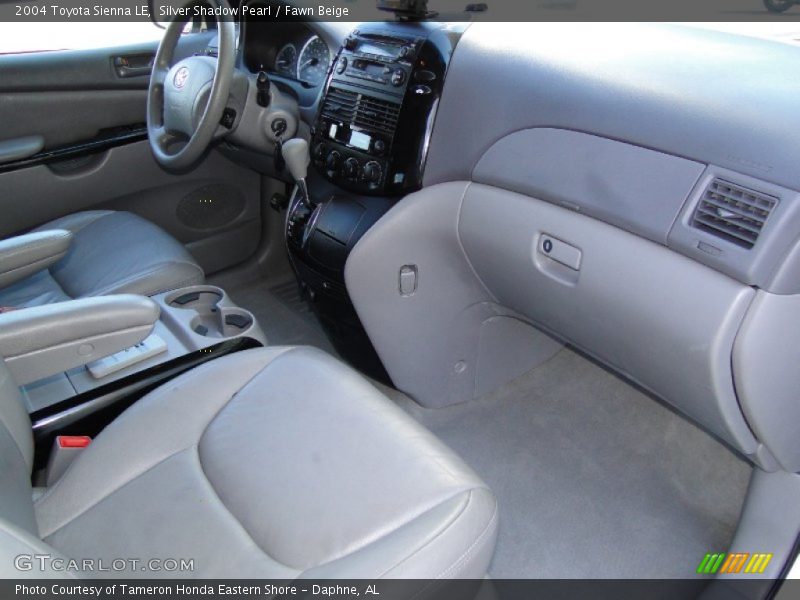 Silver Shadow Pearl / Fawn Beige 2004 Toyota Sienna LE