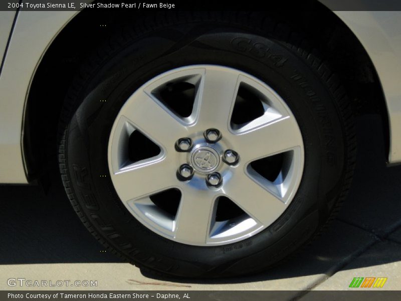 Silver Shadow Pearl / Fawn Beige 2004 Toyota Sienna LE