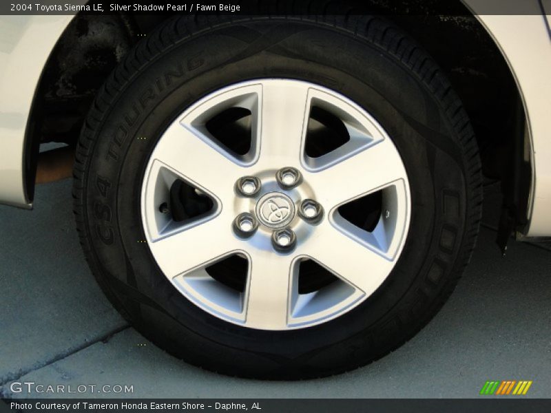 Silver Shadow Pearl / Fawn Beige 2004 Toyota Sienna LE