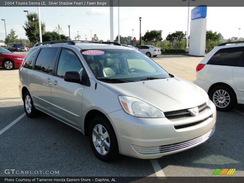Silver Shadow Pearl / Fawn Beige 2004 Toyota Sienna LE