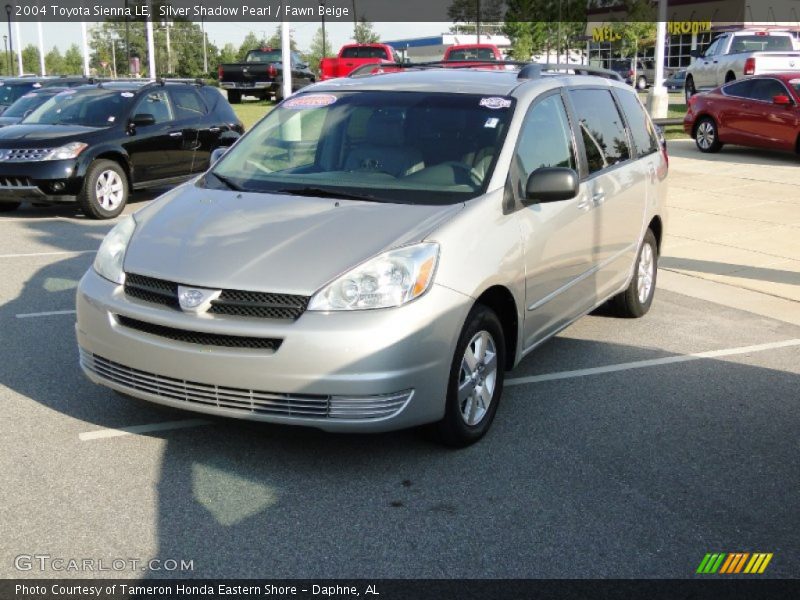 Silver Shadow Pearl / Fawn Beige 2004 Toyota Sienna LE