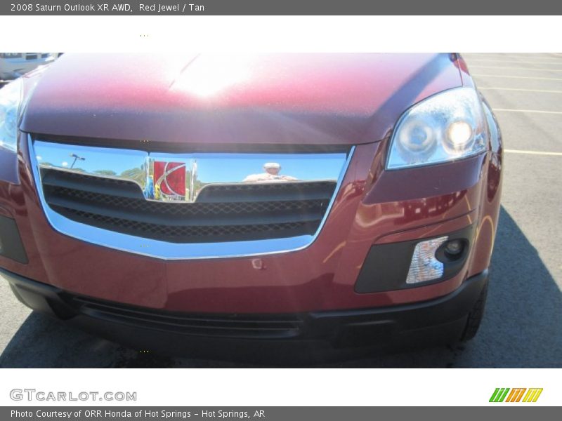 Red Jewel / Tan 2008 Saturn Outlook XR AWD