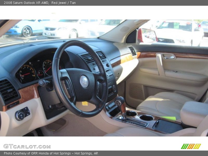  2008 Outlook XR AWD Tan Interior