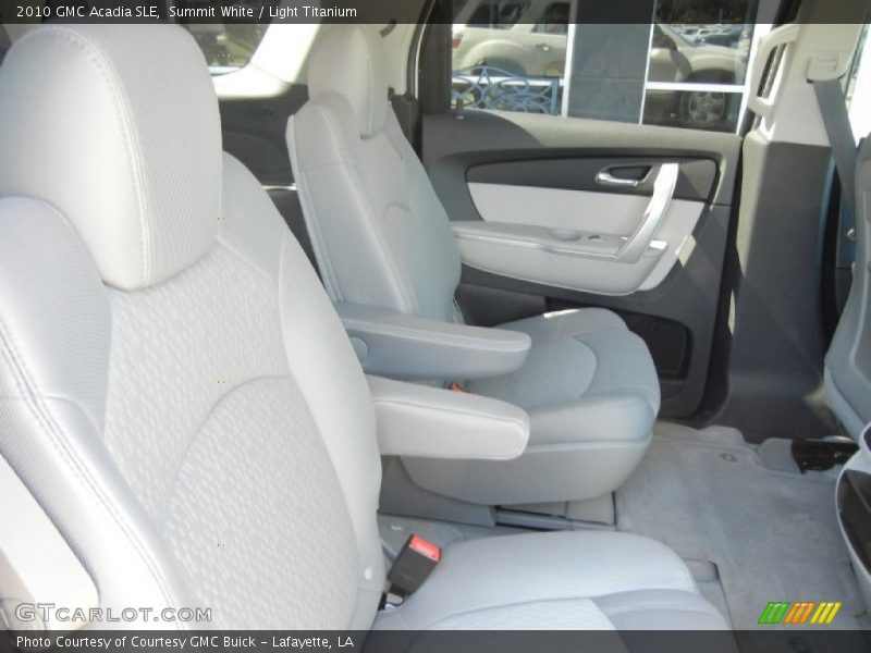 Summit White / Light Titanium 2010 GMC Acadia SLE