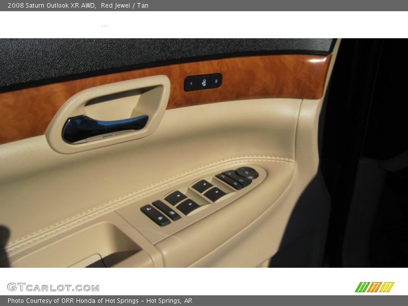 Red Jewel / Tan 2008 Saturn Outlook XR AWD