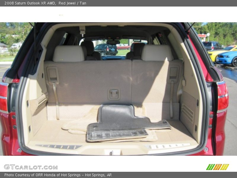 Red Jewel / Tan 2008 Saturn Outlook XR AWD