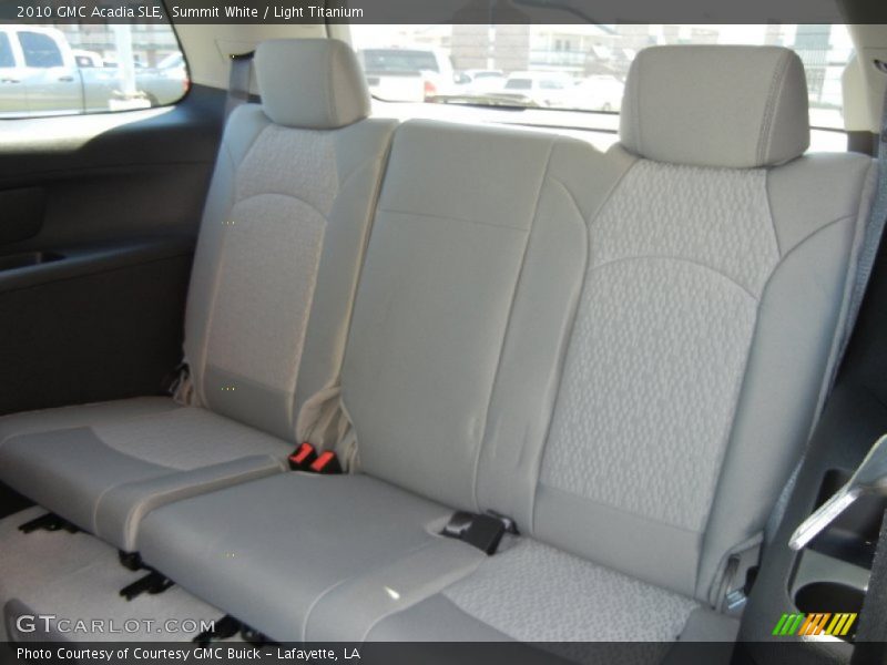 Summit White / Light Titanium 2010 GMC Acadia SLE