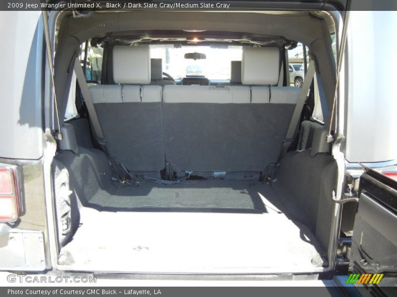 Black / Dark Slate Gray/Medium Slate Gray 2009 Jeep Wrangler Unlimited X