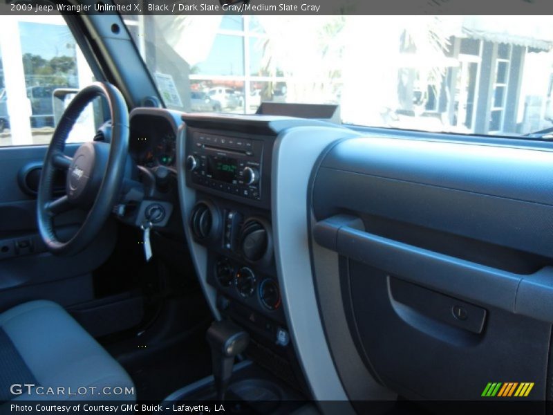 Black / Dark Slate Gray/Medium Slate Gray 2009 Jeep Wrangler Unlimited X
