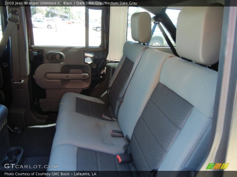 Black / Dark Slate Gray/Medium Slate Gray 2009 Jeep Wrangler Unlimited X