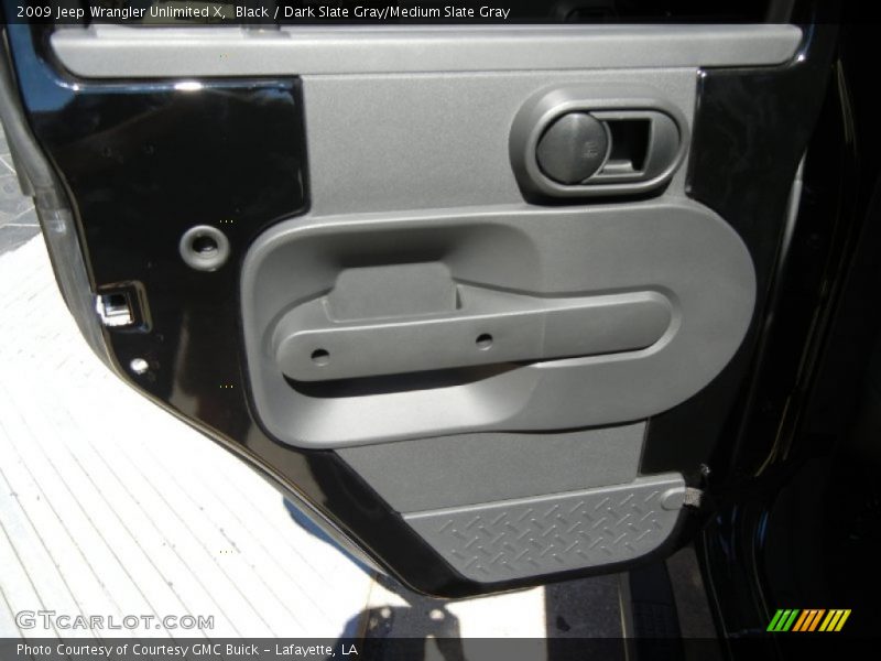 Black / Dark Slate Gray/Medium Slate Gray 2009 Jeep Wrangler Unlimited X