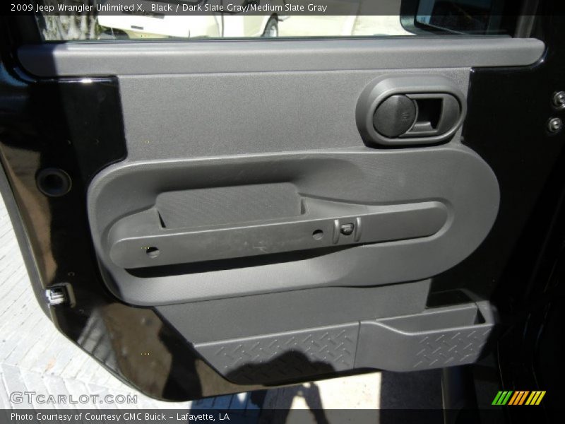 Black / Dark Slate Gray/Medium Slate Gray 2009 Jeep Wrangler Unlimited X