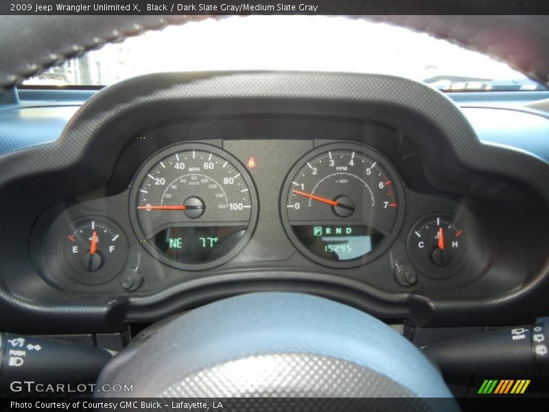 Black / Dark Slate Gray/Medium Slate Gray 2009 Jeep Wrangler Unlimited X