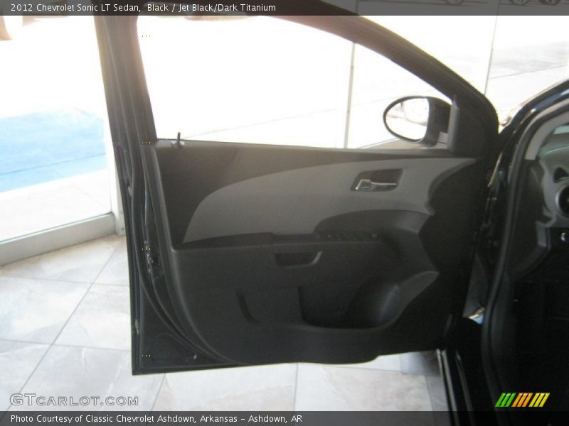Black / Jet Black/Dark Titanium 2012 Chevrolet Sonic LT Sedan