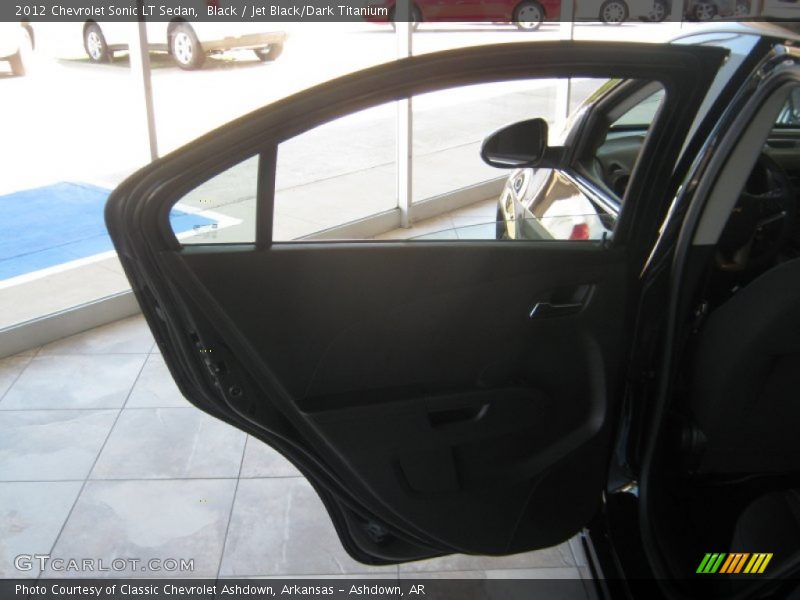 Black / Jet Black/Dark Titanium 2012 Chevrolet Sonic LT Sedan