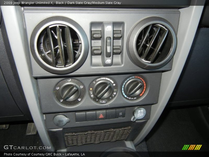 Black / Dark Slate Gray/Medium Slate Gray 2009 Jeep Wrangler Unlimited X