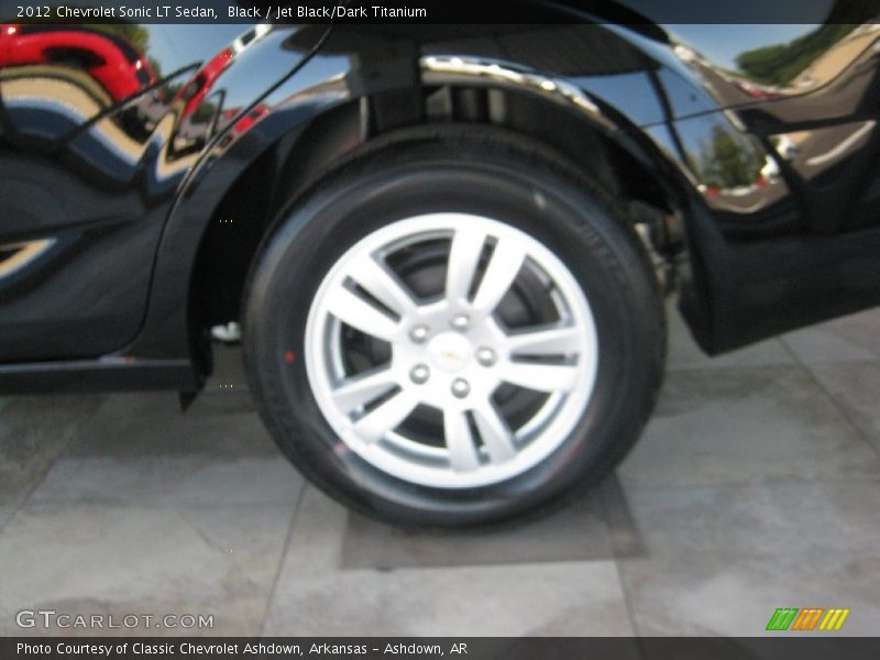 Black / Jet Black/Dark Titanium 2012 Chevrolet Sonic LT Sedan