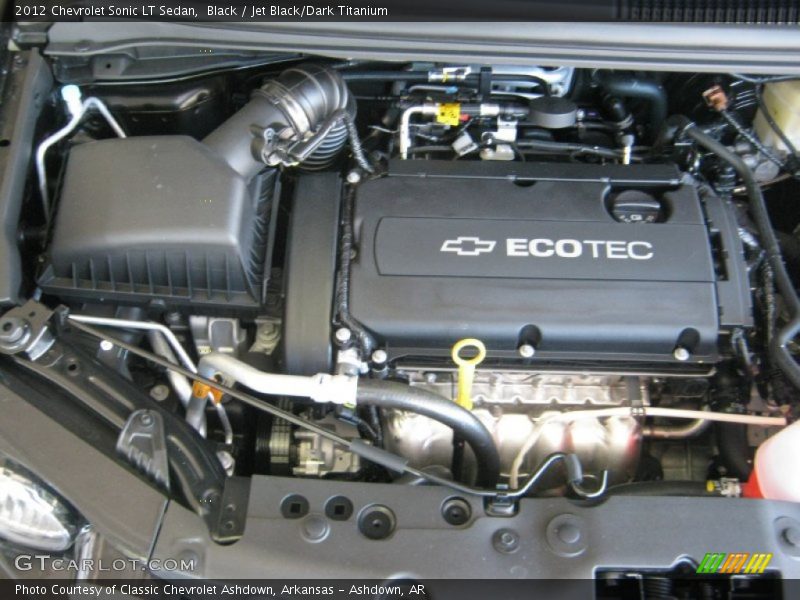  2012 Sonic LT Sedan Engine - 1.8 Liter DOHC 16-Valve VVT 4 Cylinder
