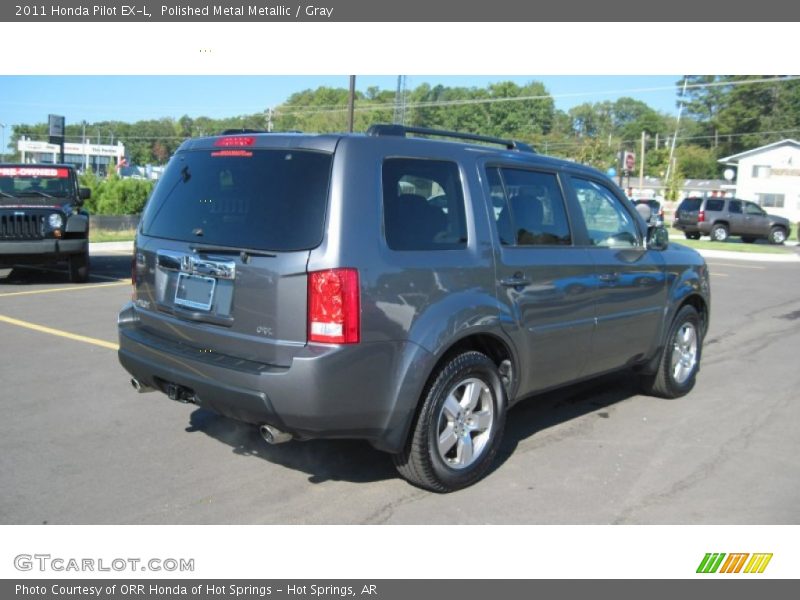 Polished Metal Metallic / Gray 2011 Honda Pilot EX-L