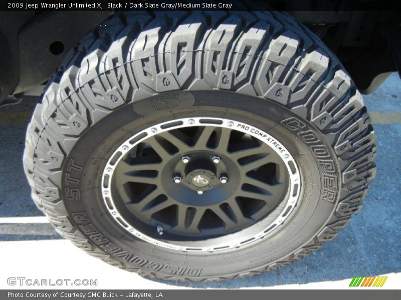 Black / Dark Slate Gray/Medium Slate Gray 2009 Jeep Wrangler Unlimited X