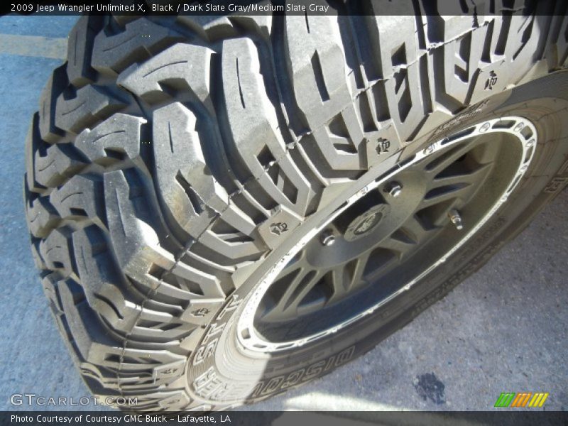 Black / Dark Slate Gray/Medium Slate Gray 2009 Jeep Wrangler Unlimited X