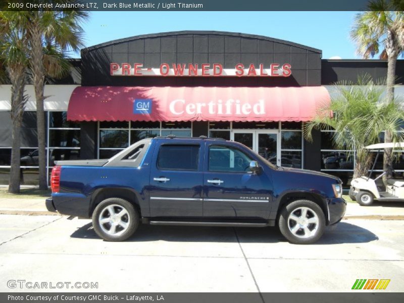 Dark Blue Metallic / Light Titanium 2009 Chevrolet Avalanche LTZ