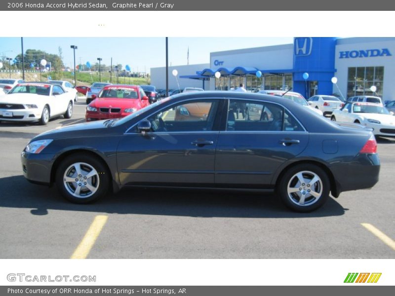 Graphite Pearl / Gray 2006 Honda Accord Hybrid Sedan