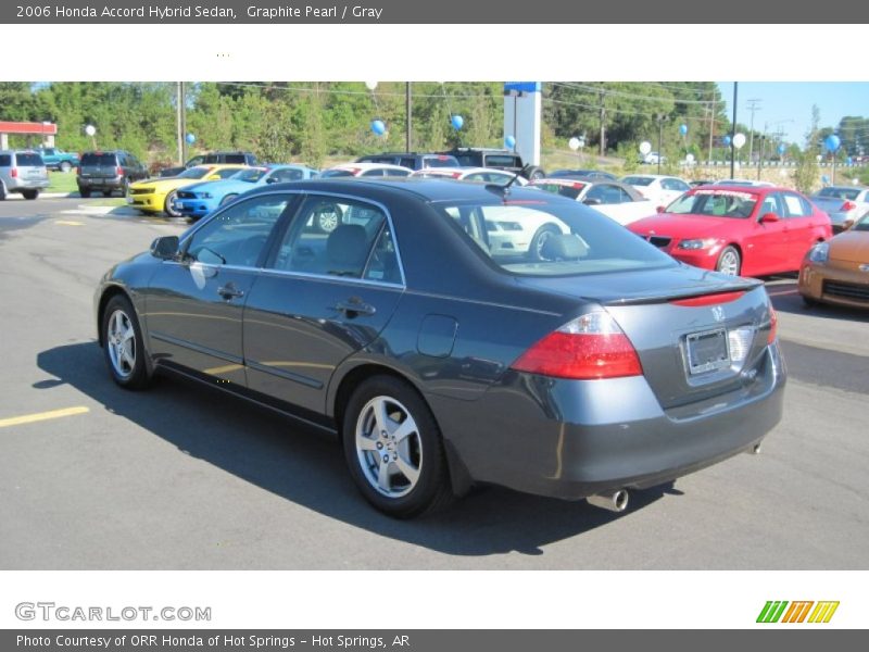 Graphite Pearl / Gray 2006 Honda Accord Hybrid Sedan