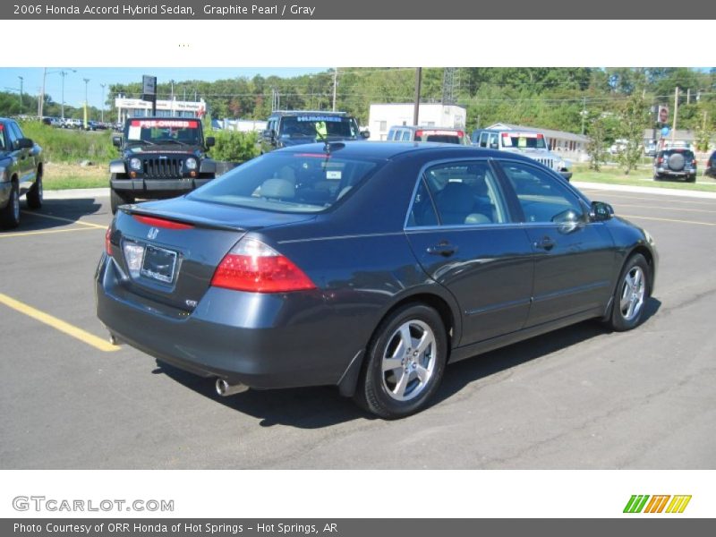 Graphite Pearl / Gray 2006 Honda Accord Hybrid Sedan