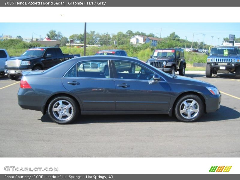 Graphite Pearl / Gray 2006 Honda Accord Hybrid Sedan