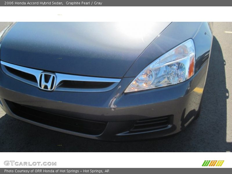 Graphite Pearl / Gray 2006 Honda Accord Hybrid Sedan