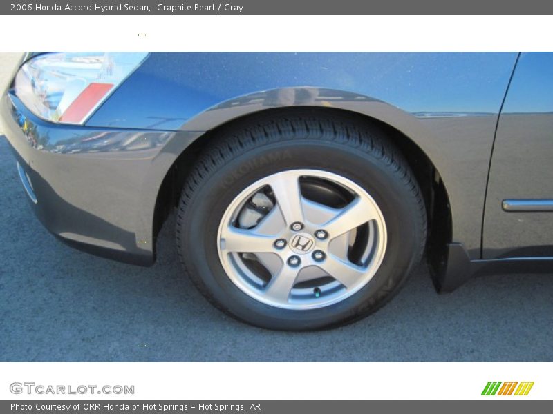 Graphite Pearl / Gray 2006 Honda Accord Hybrid Sedan