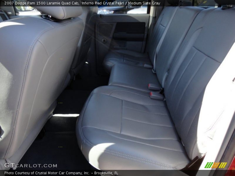Inferno Red Crystal Pearl / Medium Slate Gray 2007 Dodge Ram 1500 Laramie Quad Cab