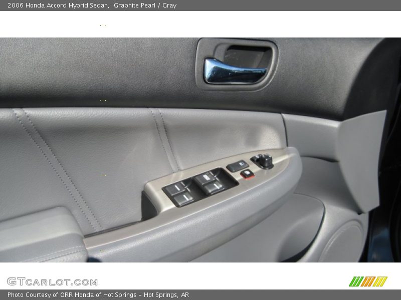 Graphite Pearl / Gray 2006 Honda Accord Hybrid Sedan