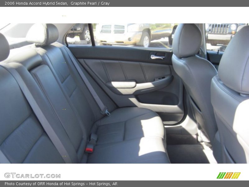 Graphite Pearl / Gray 2006 Honda Accord Hybrid Sedan