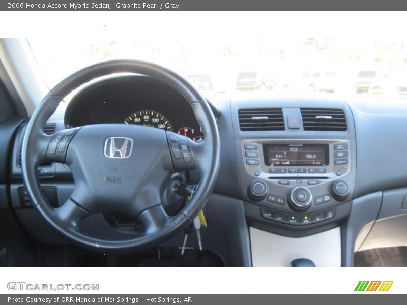 Graphite Pearl / Gray 2006 Honda Accord Hybrid Sedan