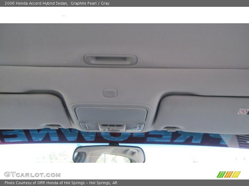 Graphite Pearl / Gray 2006 Honda Accord Hybrid Sedan