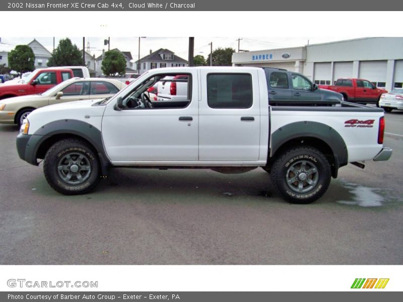  2002 Frontier XE Crew Cab 4x4 Cloud White